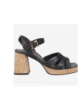 paul green
TINA SANDAL
$429 size U.K 5.5 US 8 NEW 
Color — Black Leather 3 1/5”